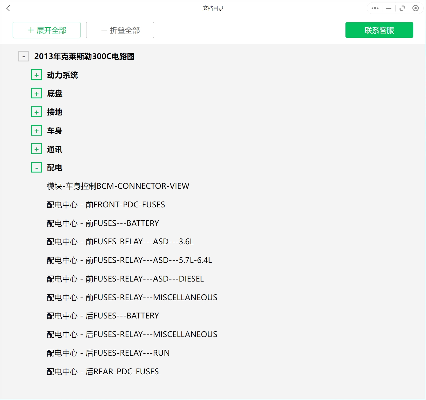 2003-2019年克萊斯勒汽車維修手冊和電路圖線路接線圖資料更新汽修幫手資料庫