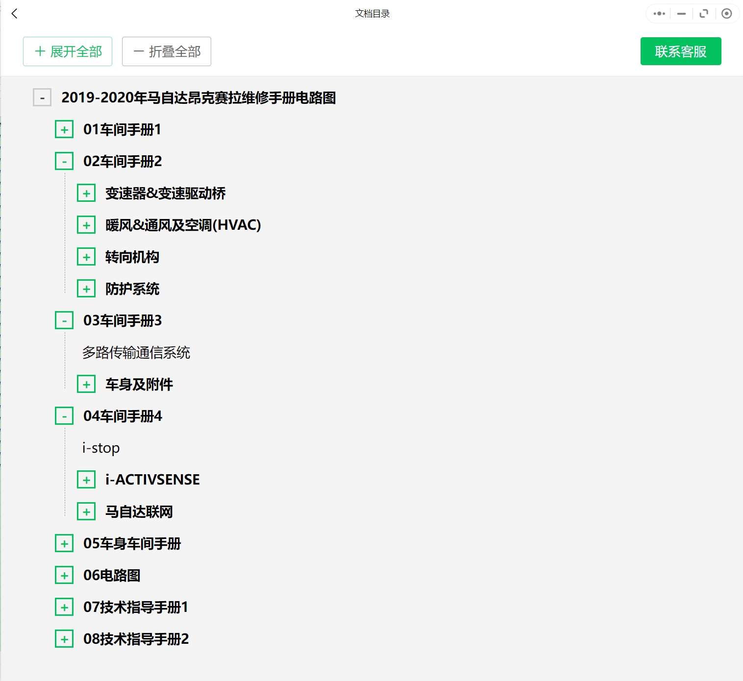2002-2020年馬自達(dá)汽車維修手冊(cè)和電路圖[資料更新]