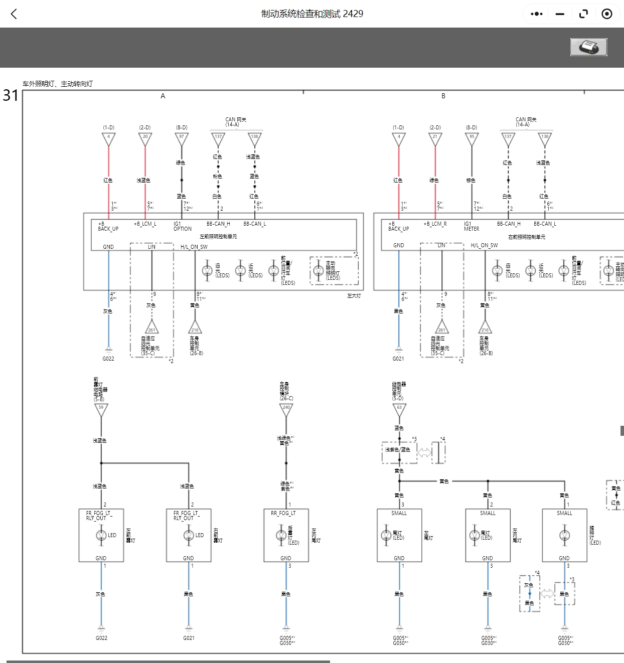 2015-2024年本田思域鋒范雅閣哥瑞英詩派皓影凌派型格維修手冊(cè)電路圖線路圖資料