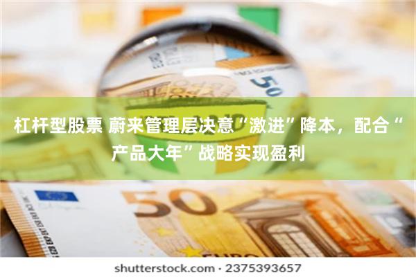 杠杆型股票 蔚来管理层决意“激进”降本，配合“产品大年”战略实现盈利