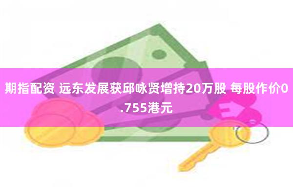 期指配资 远东发展获邱咏贤增持20万股 每股作价0.755港元