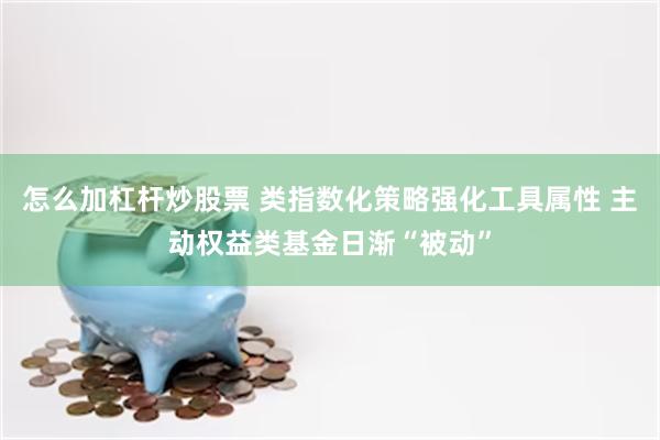 怎么加杠杆炒股票 类指数化策略强化工具属性 主动权益类基金日渐“被动”